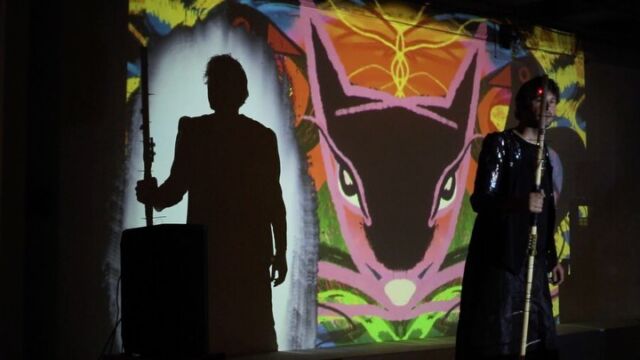 Live drawing+animation +VJing+live electric music+traditional midi musical instruments from Slovakia #ozembuch . Japan and Slovakia folklore factors and pop cultures factors🔥performed by a Japanese, Slovak and Swedish artists and musicians. Hahaha. So much factors💫😆. Mishmash of everything! 30 minutes multimedia performance we created this summer🌞 With @nanovjs and @kuri0ne.
@nastupiste_1_12 🙏🧡 @krepi_festival ✨
.
.
.
#multimedia #multimediaperformance #folklore #slovakia #folkmusic #audiovisual #artistinresidency #animation #illustration #vj  #digitaldrawing #kaorufuruko #traditionalmusicalinstrument #livedrawing #motion #art #digitalart #スロバキア　#マルチメディアパフォーマンス #アーティストインレジデンス #アニメーション　#ライブドローイング #イラストレーション #ライブパフォーマンス  #アート　#デジタルアート #伝統楽器